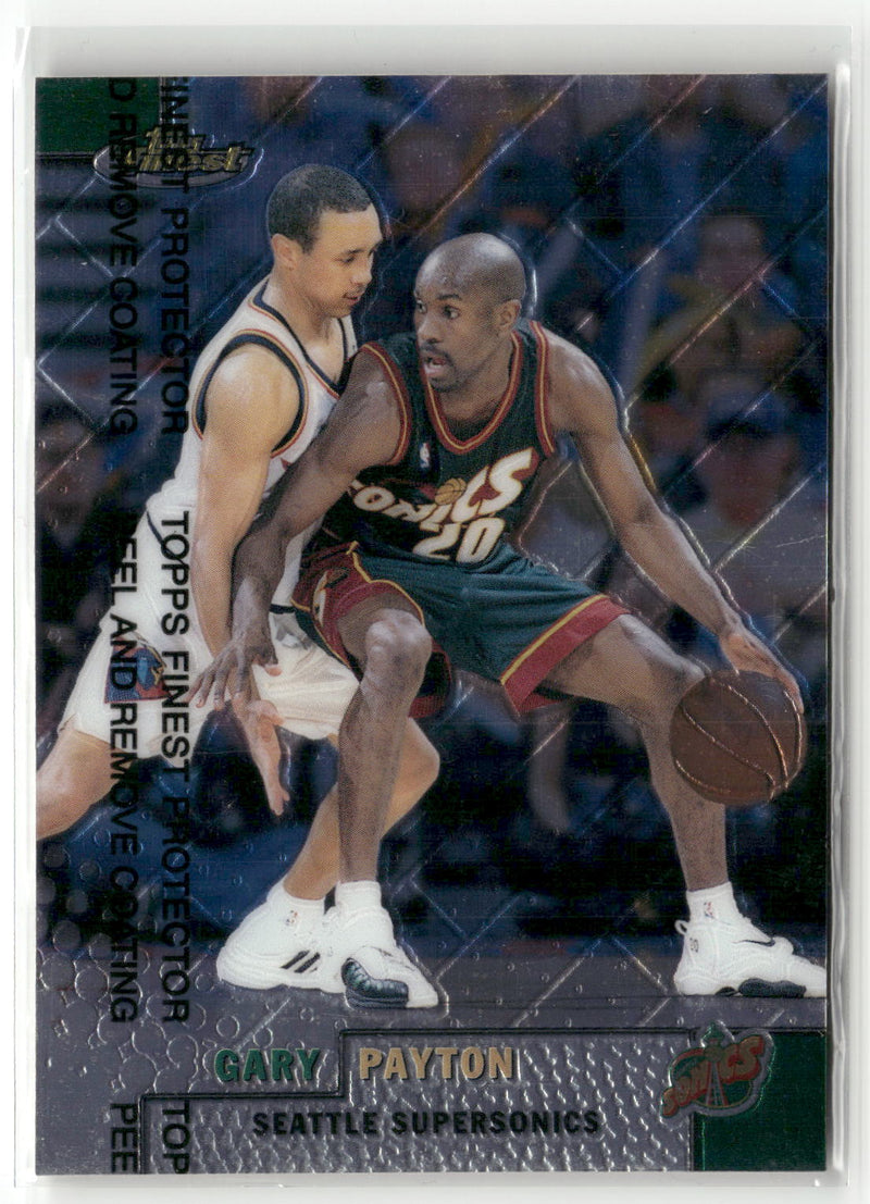 1999-00 Finest #84 Gary Payton-1