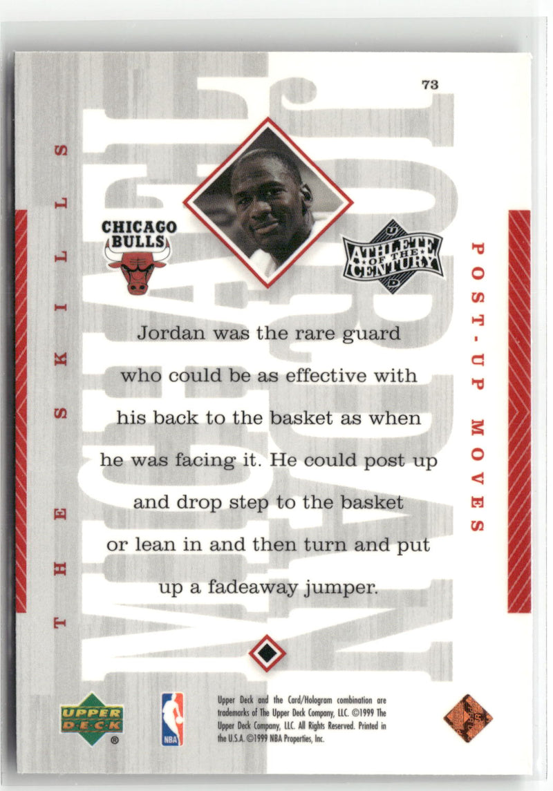 1999 Upper Deck Michael Jordan Athlete of the Century #73 Michael Jordan-2