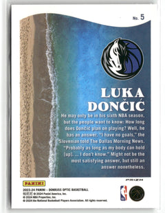 2023-24 Donruss Optic #5 Luka Doncic Splash Purple-3