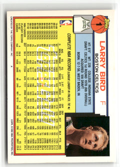 1992-93 Topps #1 Larry Bird Gold-4