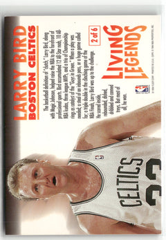 1993-94 Fleer #2 Larry Bird Living Legends-3