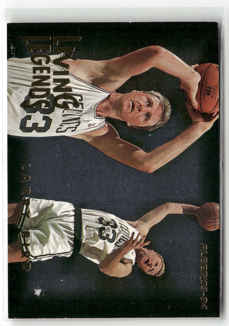1993-94 Fleer #2 Larry Bird Living Legends-2