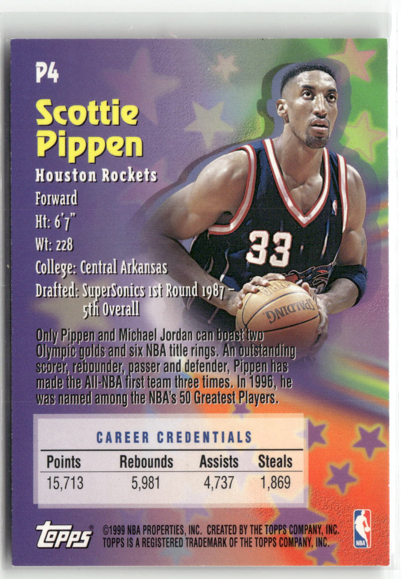 1999-00 Topps #P4 Scottie Pippen Patriarchs-3