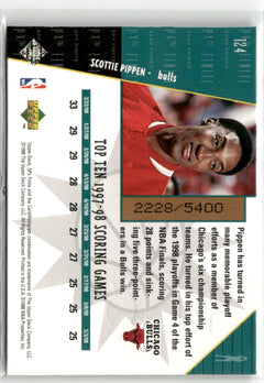 1998-99 SPx Finite #124 Scottie Pippen Radiance #/2700-2
