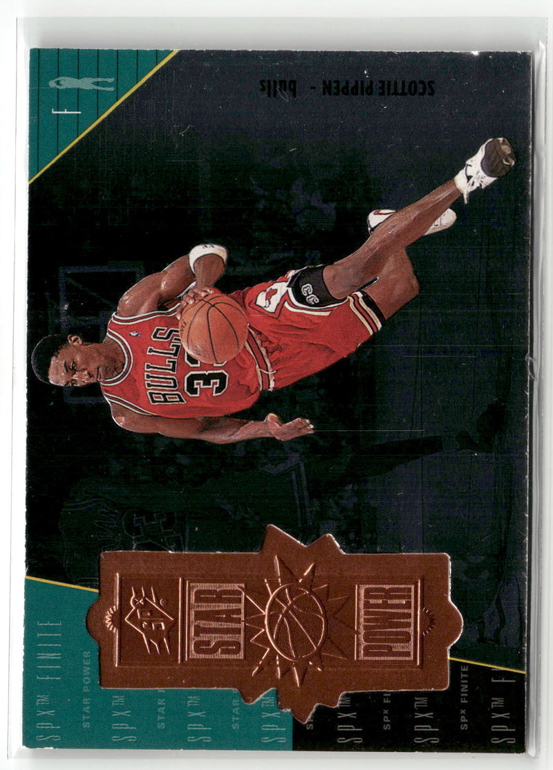 1998-99 SPx Finite #124 Scottie Pippen Radiance #/2700-1