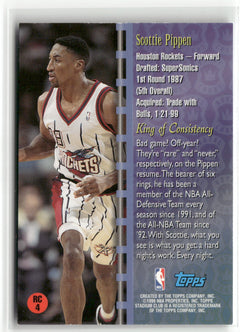 1998-99 Stadium Club #RC4 Scottie Pippen Royal Court-3