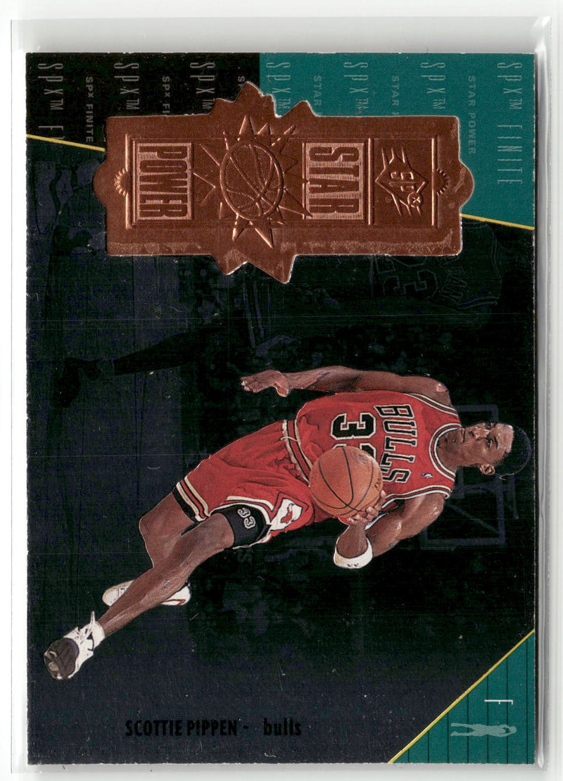 1998-99 SPx Finite #124 Scottie Pippen Radiance #/2700-1