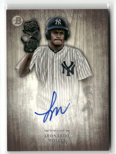 2014 Bowman Inception #PA-LM Leonardo Molina-1