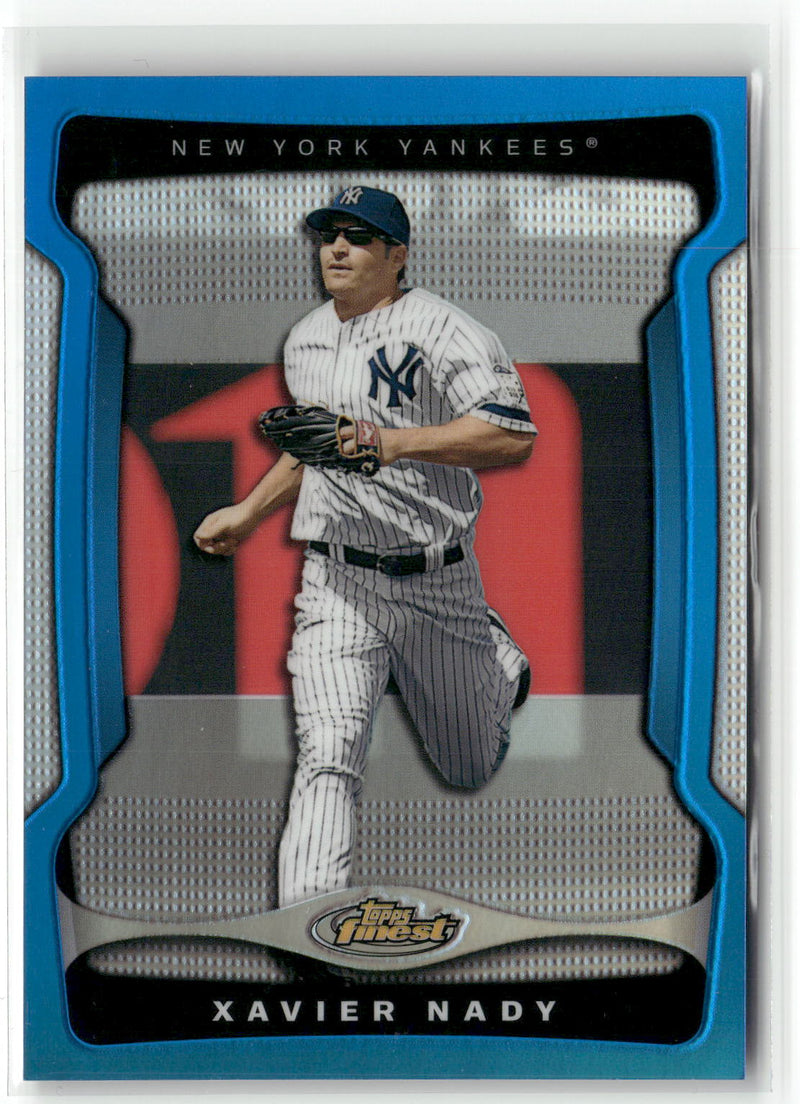2009 Finest #22 Xavier Nady Refractors Blue #/399-1