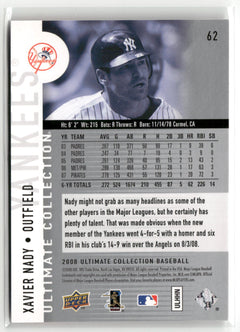 2008 Upper Deck Ultimate Collection #62 Xavier Nady #/350-4