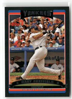 2006 Topps #420 Gary Sheffield Black #/55-1