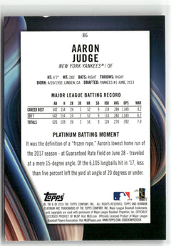 2018 Bowman Platinum #86 Aaron Judge-2