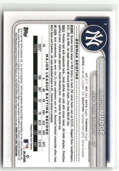 2024 Bowman #7 Aaron Judge-2