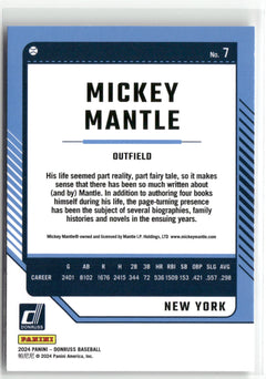 2024 Donruss #7 Mickey Mantle-2