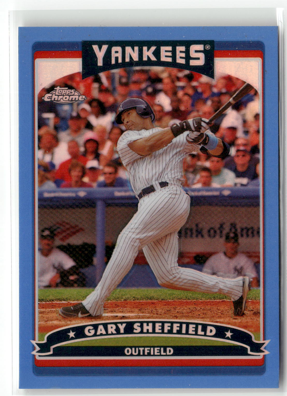 2006 Topps Chrome #224 Gary Sheffield Blue Refractors-1