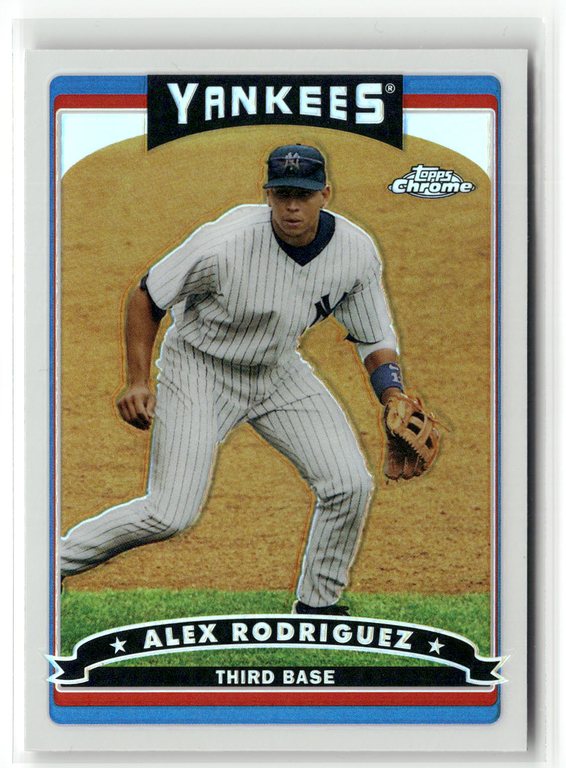 2006 Topps Chrome #1 Alex Rodriguez Refractors
