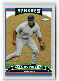 2006 Topps Chrome #1 Alex Rodriguez Refractors-1