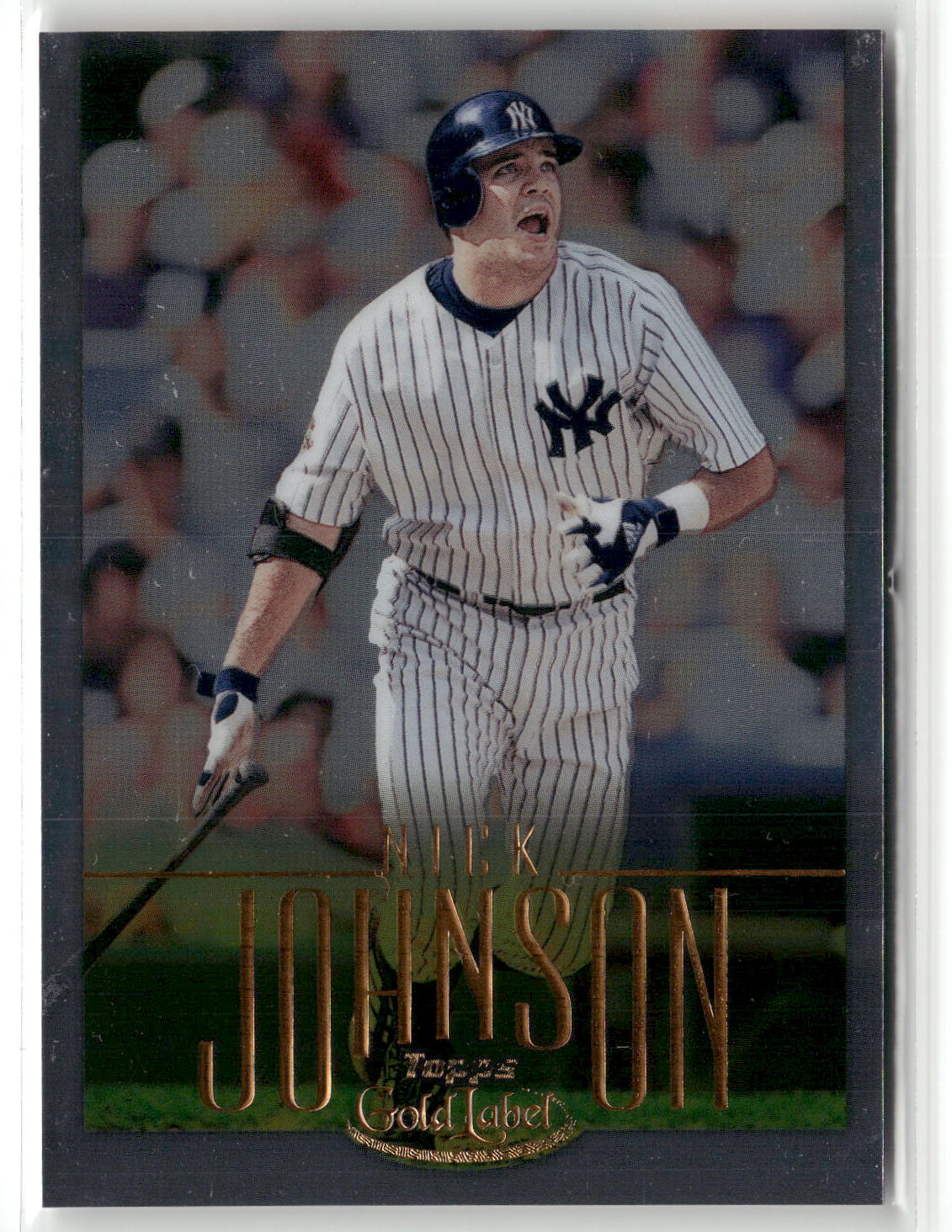 2002 Topps Gold Label #181 Nick Johnson Class 1 Gold #/500