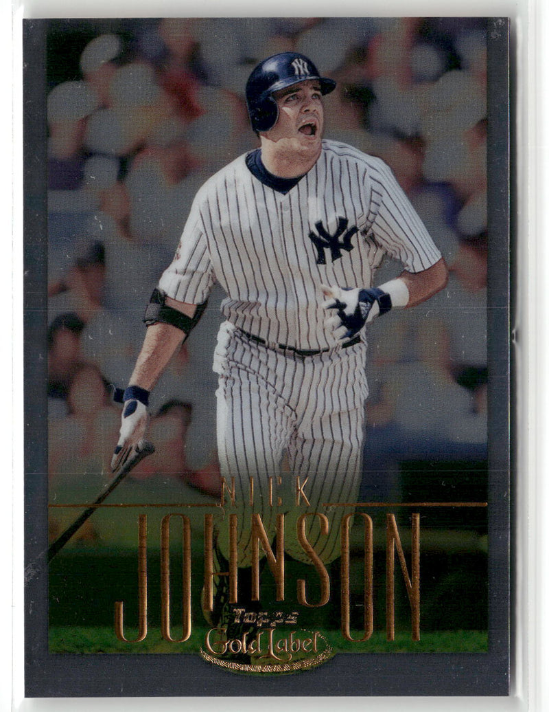 2002 Topps Gold Label #181 Nick Johnson Class 1 Gold #/500-1