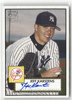 2006 Topps '52 Rookies #52S-JWK Jeff Karstens Signatures-1