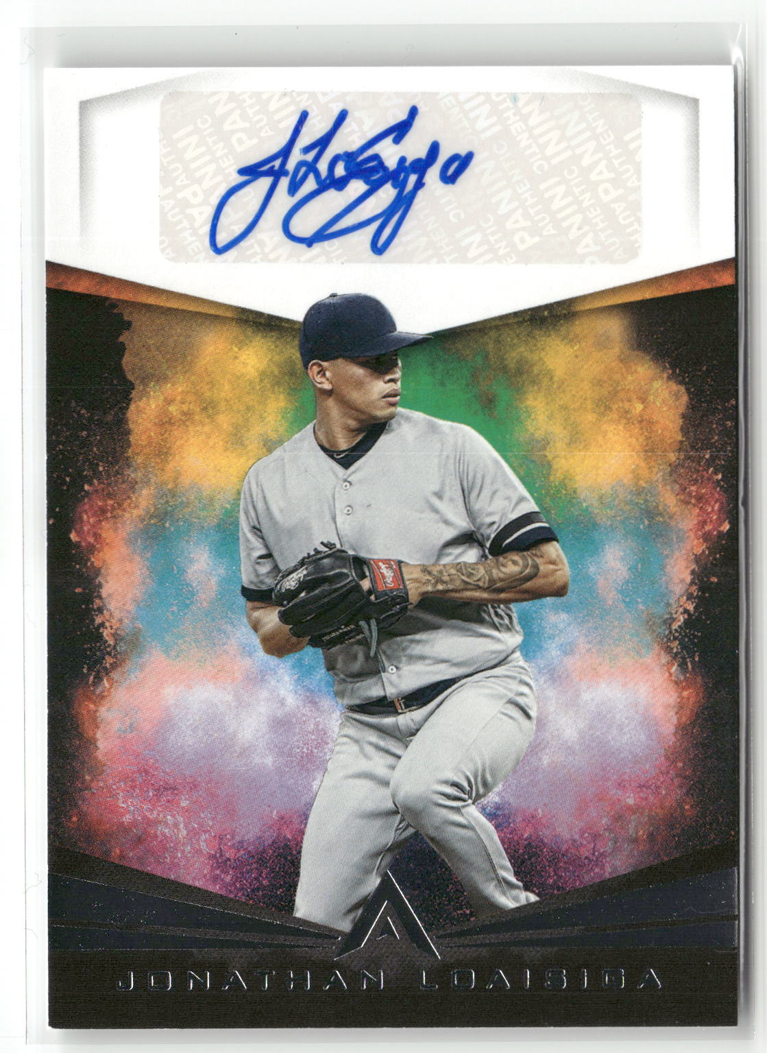 2020 Panini Chronicles #AA-JL Jonathan Loaisiga Ascension Autographs-1