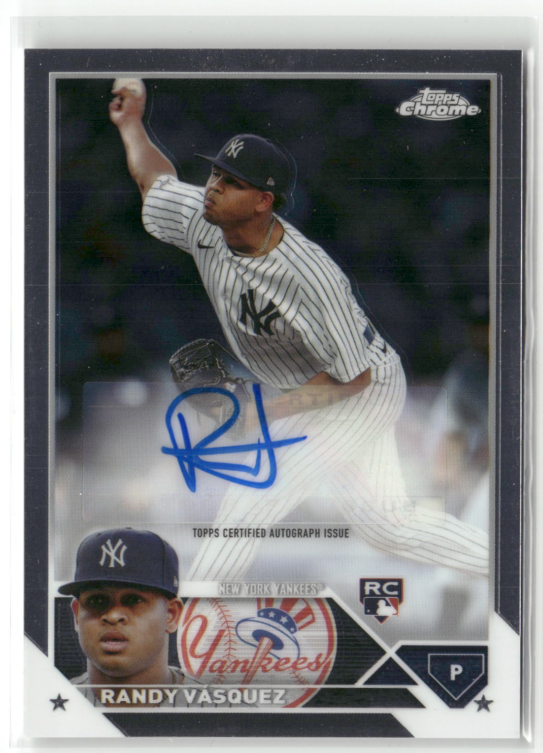 2023 Topps Chrome Update #AC-RV Randy Vásquez Autographs-1