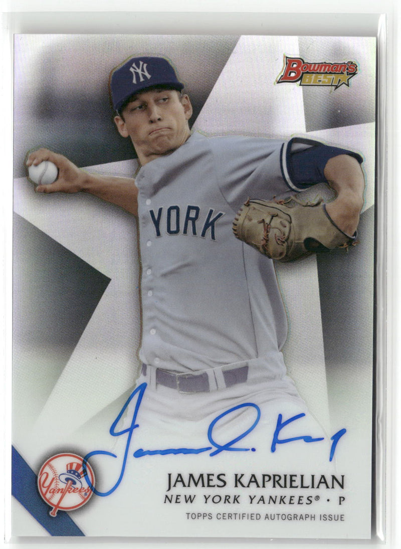 2015 Bowman's Best #B15-JK James Kaprielian Best of 2015 Autographs-1