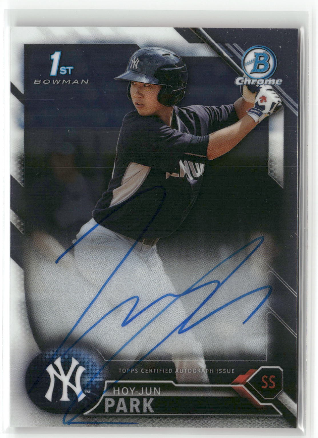 2016 Bowman Chrome #BCAP-HJP Hoy-Jun Park Prospects Autographs-1