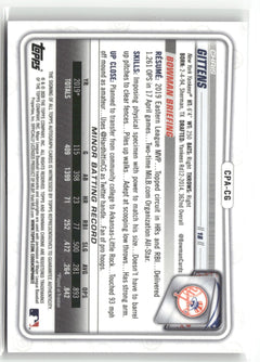 2020 Bowman Chrome #CPA-CG Chris Gittens Prospect Autographs-2