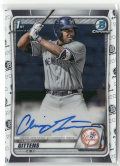 2020 Bowman Chrome #CPA-CG Chris Gittens Prospect Autographs-1