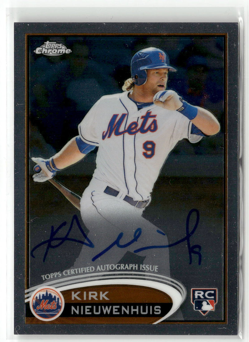2012 Topps Chrome #192 Kirk Nieuwenhuis Rookie Autographs-1