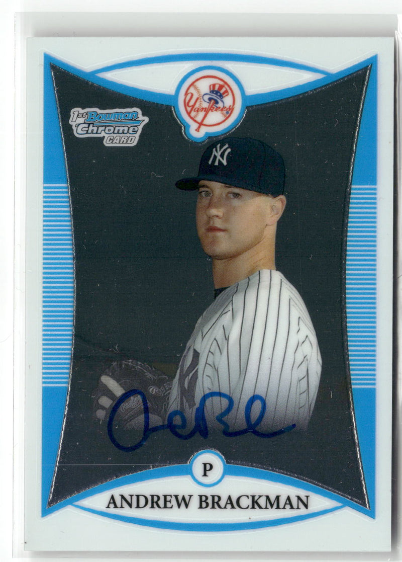 2008 Bowman Chrome #BCP271 Andrew Brackman Prospects-1