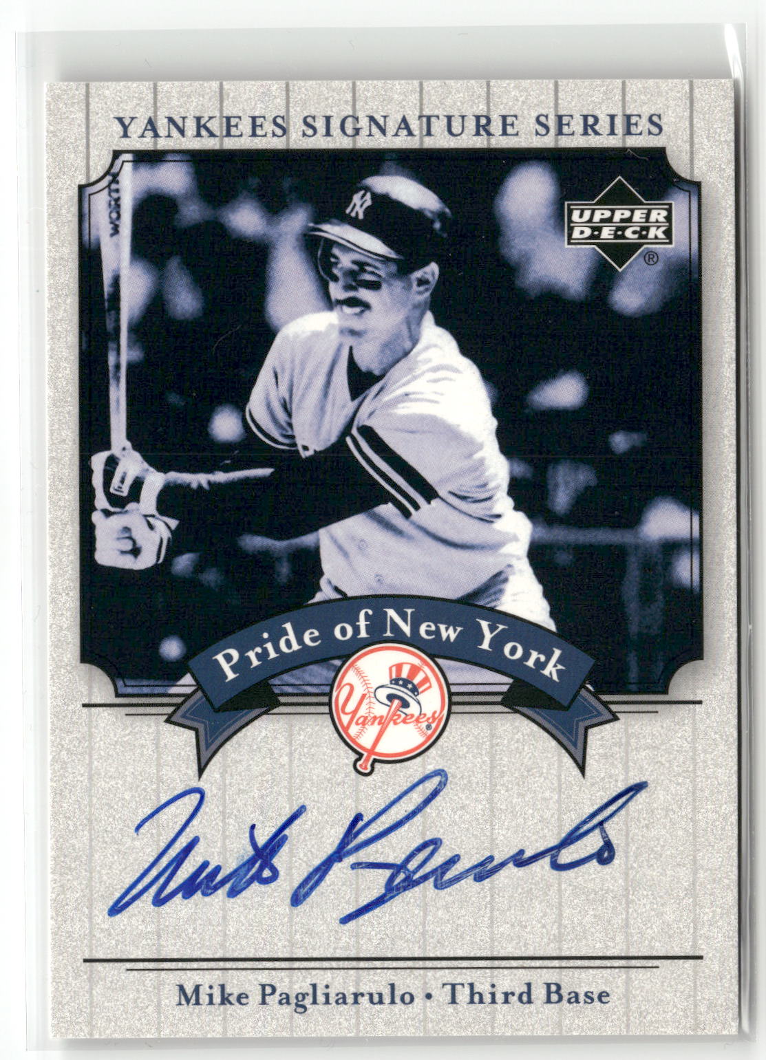2003 Upper Deck Yankees Signature Series #PN-MP Mike Pagliarulo Pride Auto-1