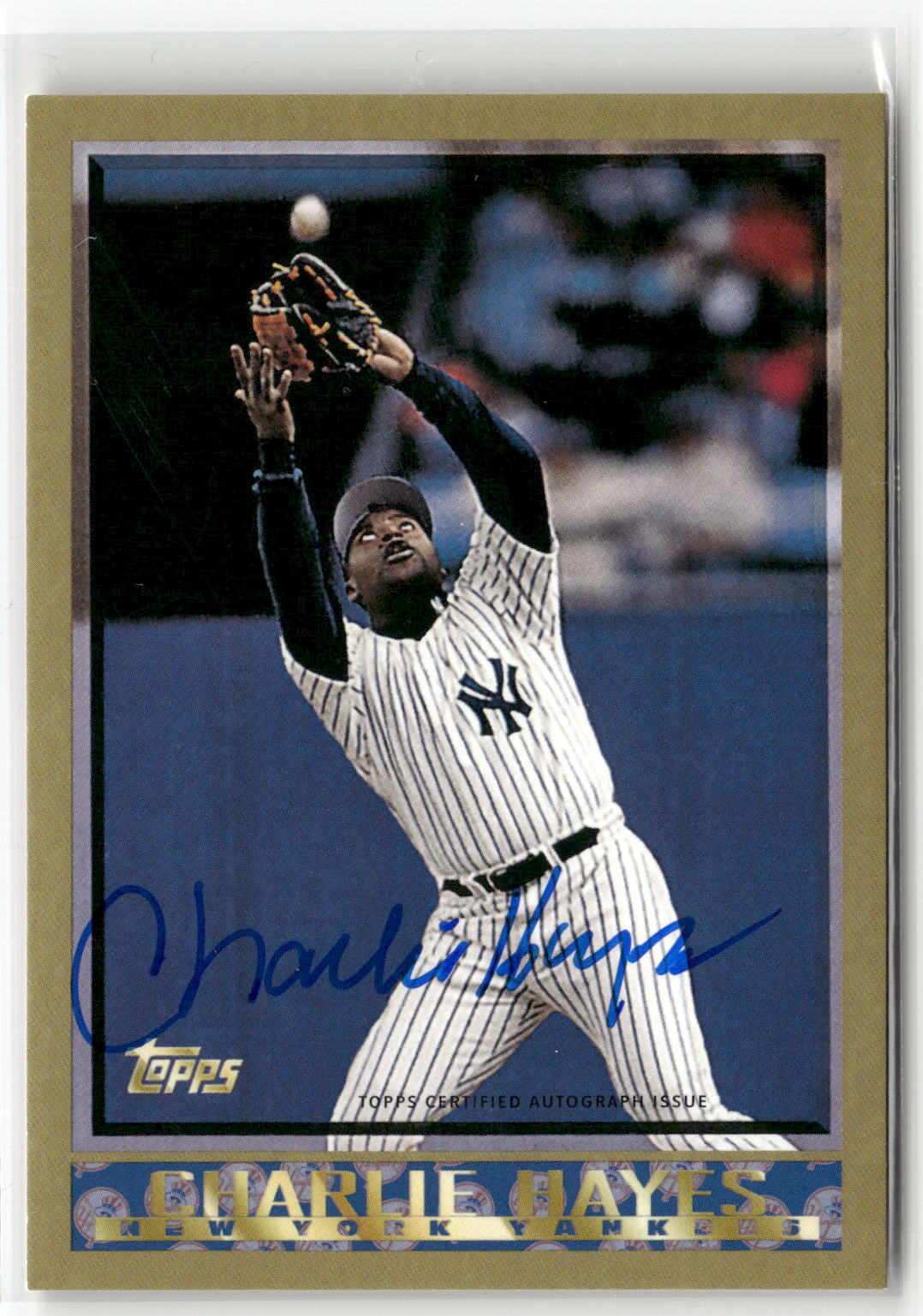 2016 Topps Archives 65th Anniversary Edition #A65-CH Charlie Hayes Autographs-1