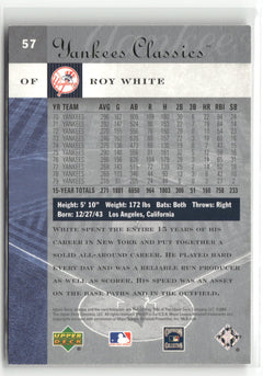 2004 Upper Deck Yankees Classics #57 Roy White Auto-2