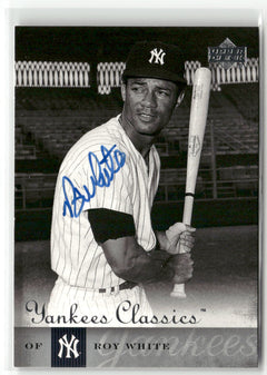 2004 Upper Deck Yankees Classics #57 Roy White Auto-1