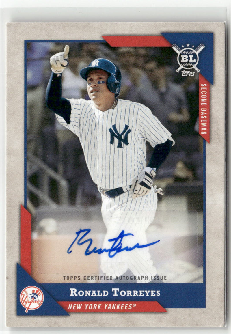 2018 Topps Big League #BLA-RT Ronald Torreyes Big League Autographs-1
