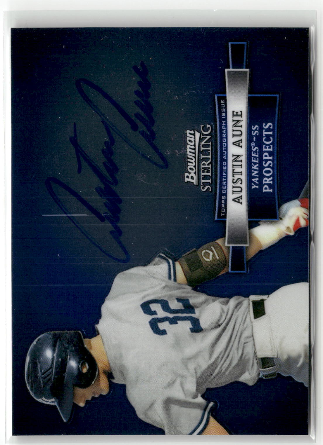 2012 Bowman Sterling #BSAP-AAU Austin Aune Prospect Autographs