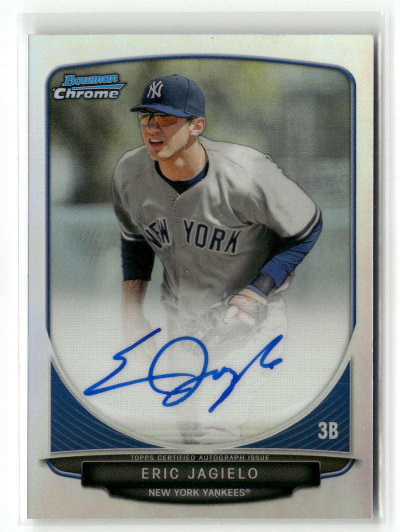 2013 Bowman Chrome Draft #BCA-EJ Eric Jagielo Auto Refractors-1