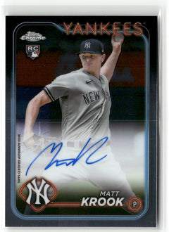 2024 Topps Chrome #RA-MK Matt Krook Rookie Autographs-1