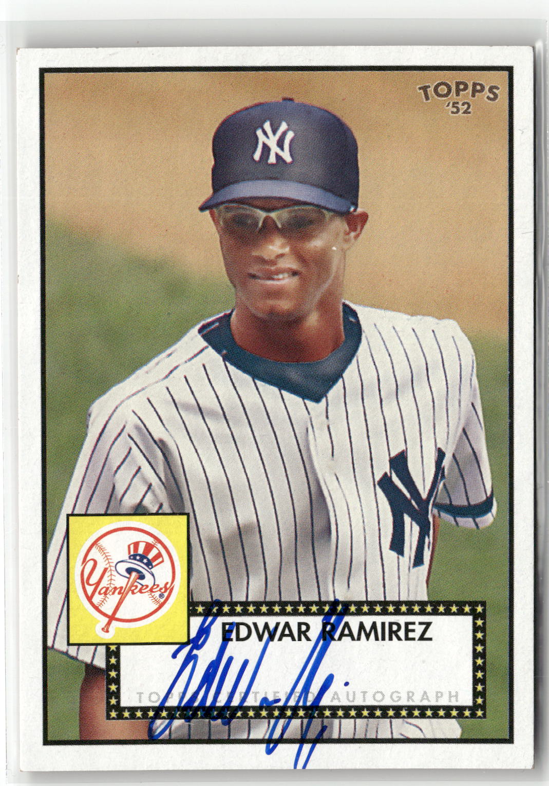 2007 Topps Rookie 1952 Edition #52S-ER Edwar Ramirez Signatures-1