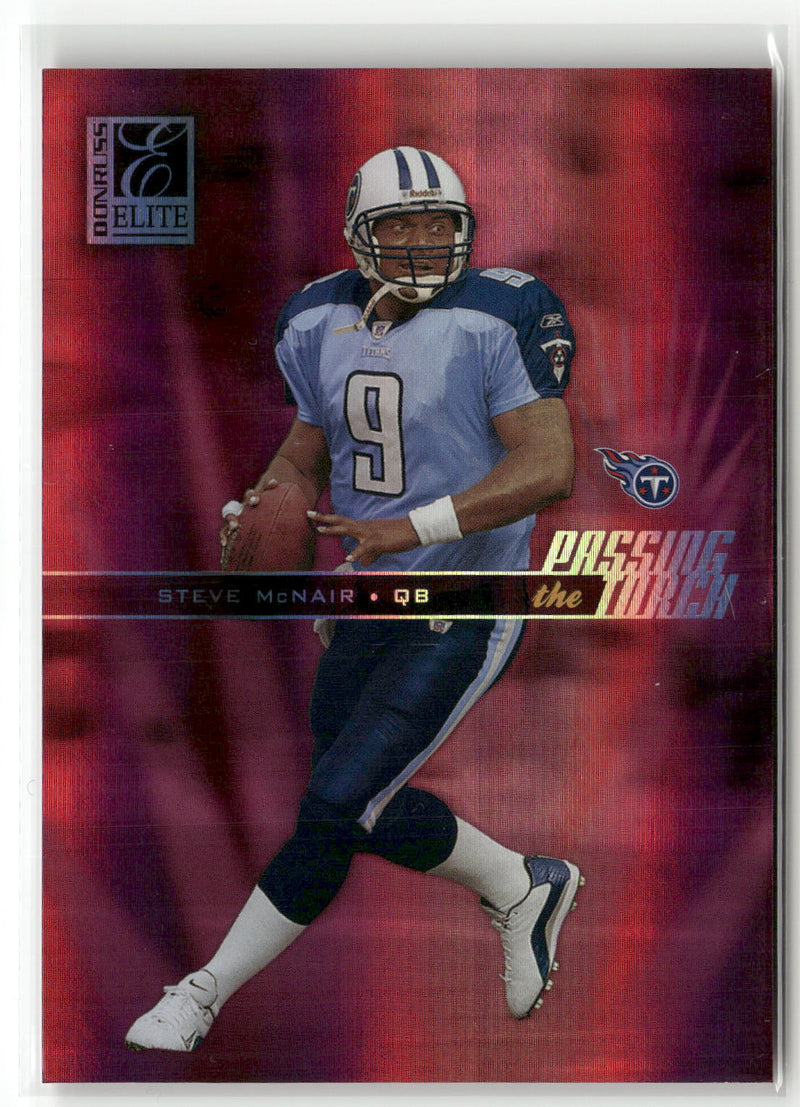 2004 Donruss Elite #PT-18 Steve McNair Passing the Torch #/1000-1