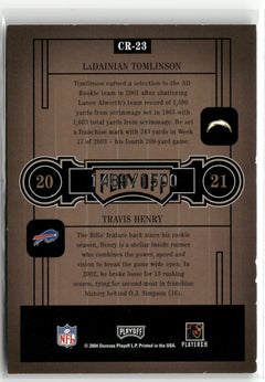2004 Playoff Honors #CR-23 LaDainian Tomlinson Travis Henry #/1500-2