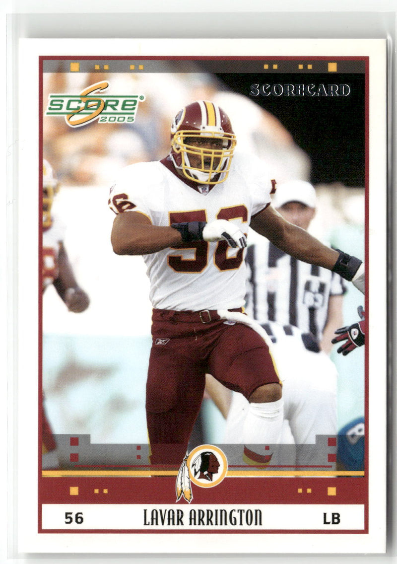 2005 Score #296 LaVar Arrington Revolution #/199-1