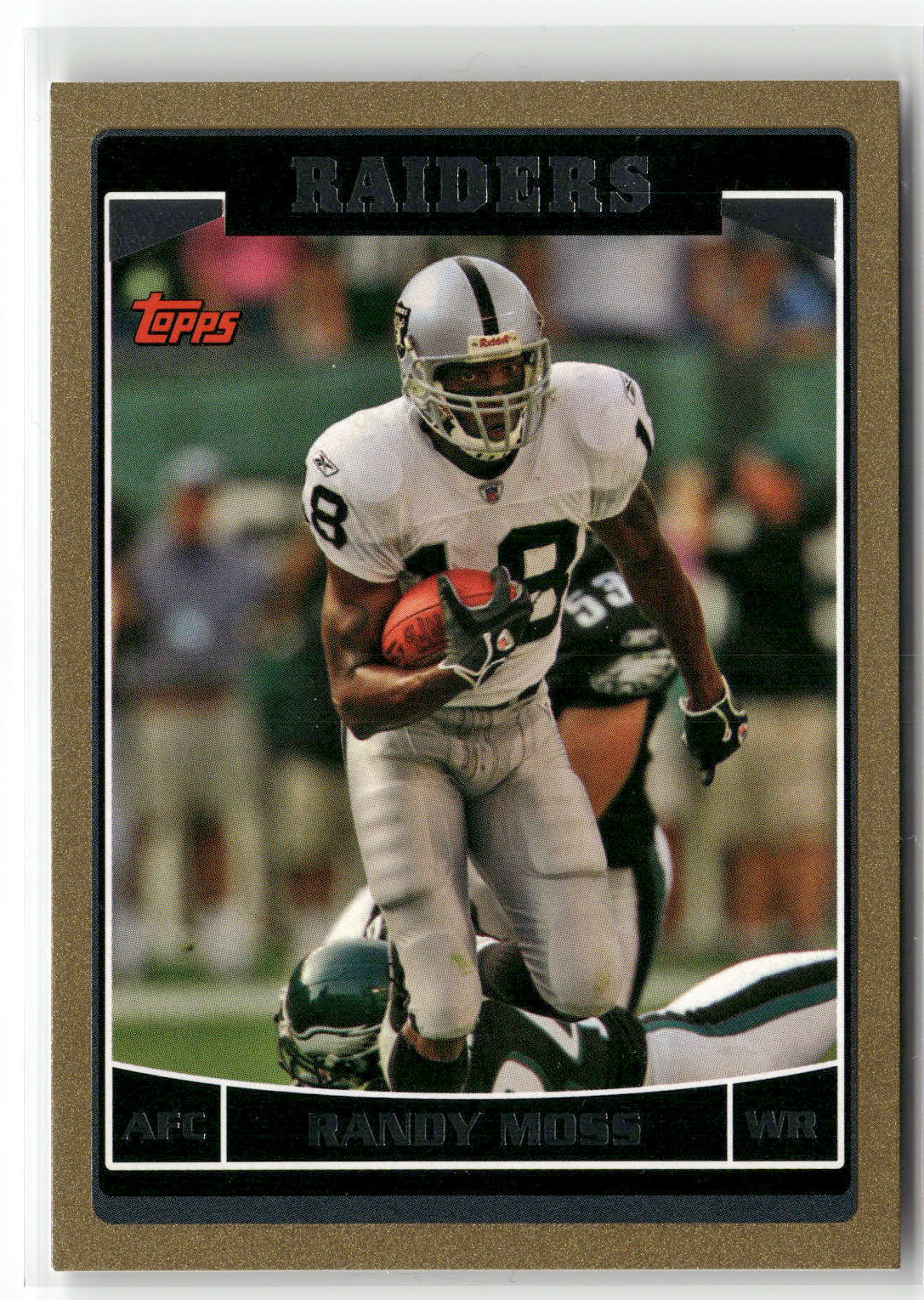 2006 Topps #12 Randy Moss Gold #/2006-3