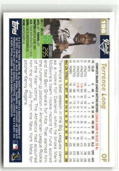 2005 Topps #196 Terrence Long Gold #/2005-10