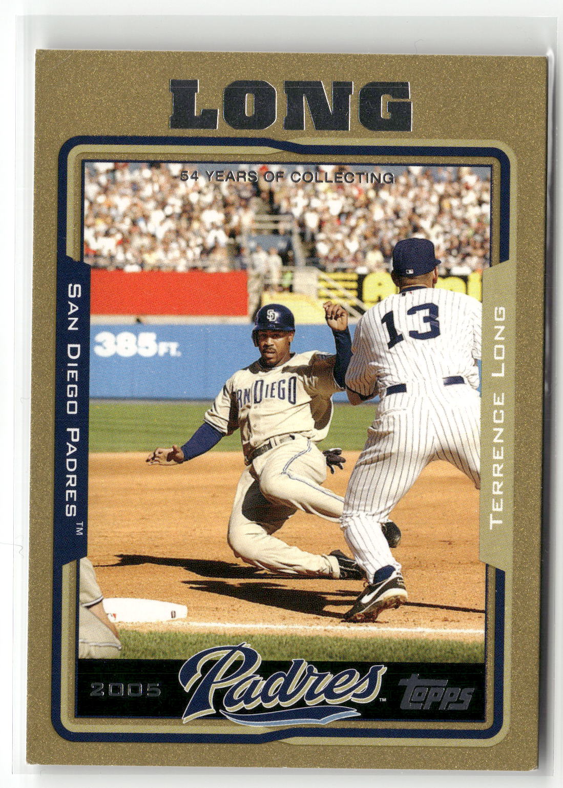 2005 Topps #196 Terrence Long Gold #/2005-1