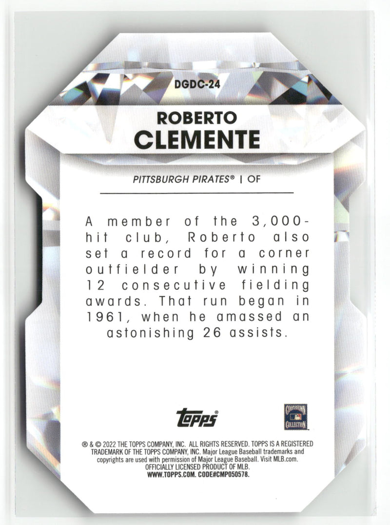2022 Topps #DGDC-24 Roberto Clemente Diamond Greats Die Cuts-2