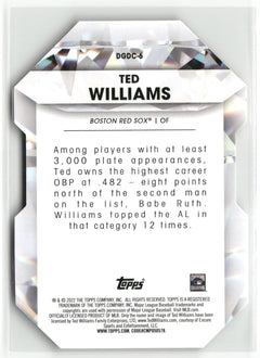 2022 Topps Chrome Update #DGC-6 Ted Williams Diamond Greats Die Cuts-2