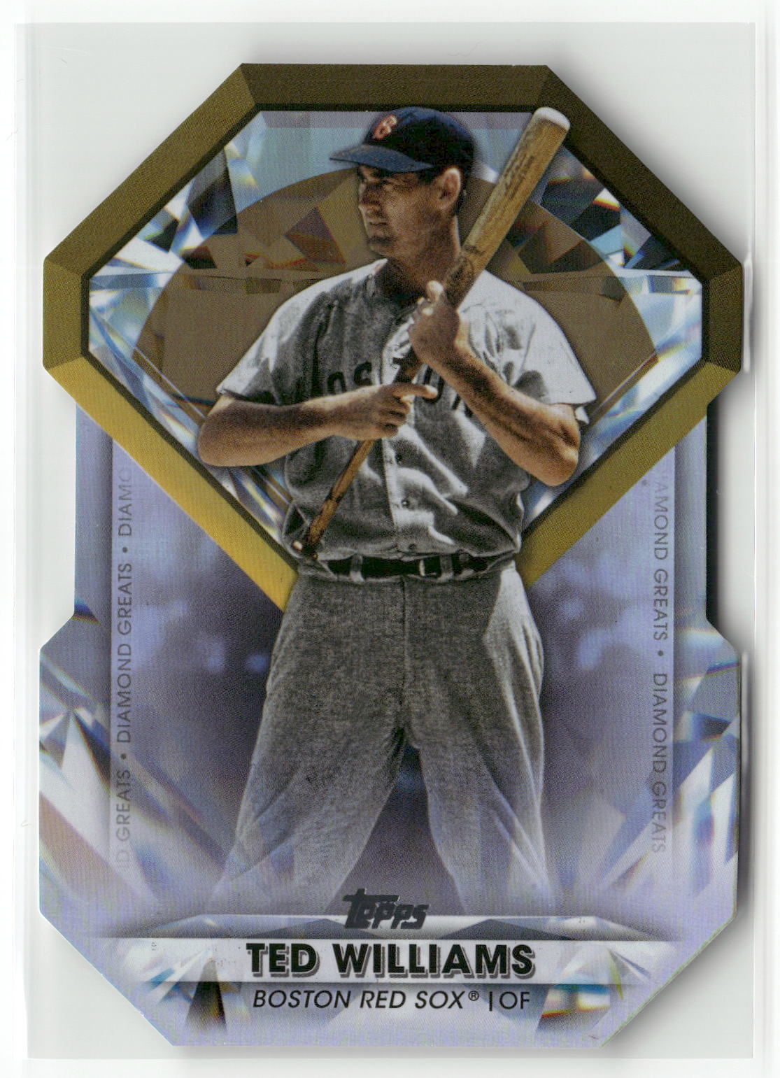 2022 Topps Chrome Update #DGC-6 Ted Williams Diamond Greats Die Cuts